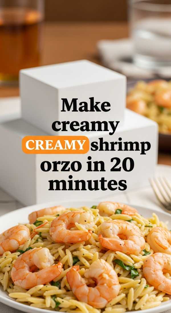 Make Creamy Shrimp Orzo In 20 Minutes 69fc191b9670b