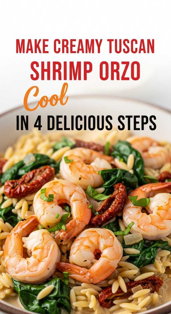 Make Creamy Tuscan Shrimp Orzo In 4 Delicious Steps 69f71b10a0361