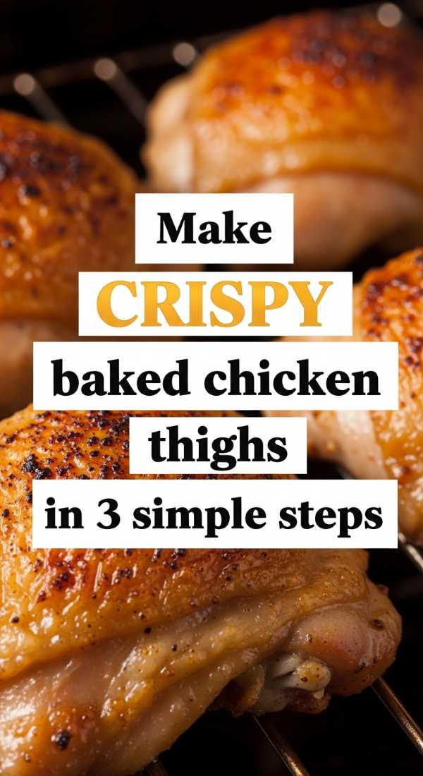 Make Crispy Baked Chicken Thighs In 3 Simple Steps 6a041bf03728d
