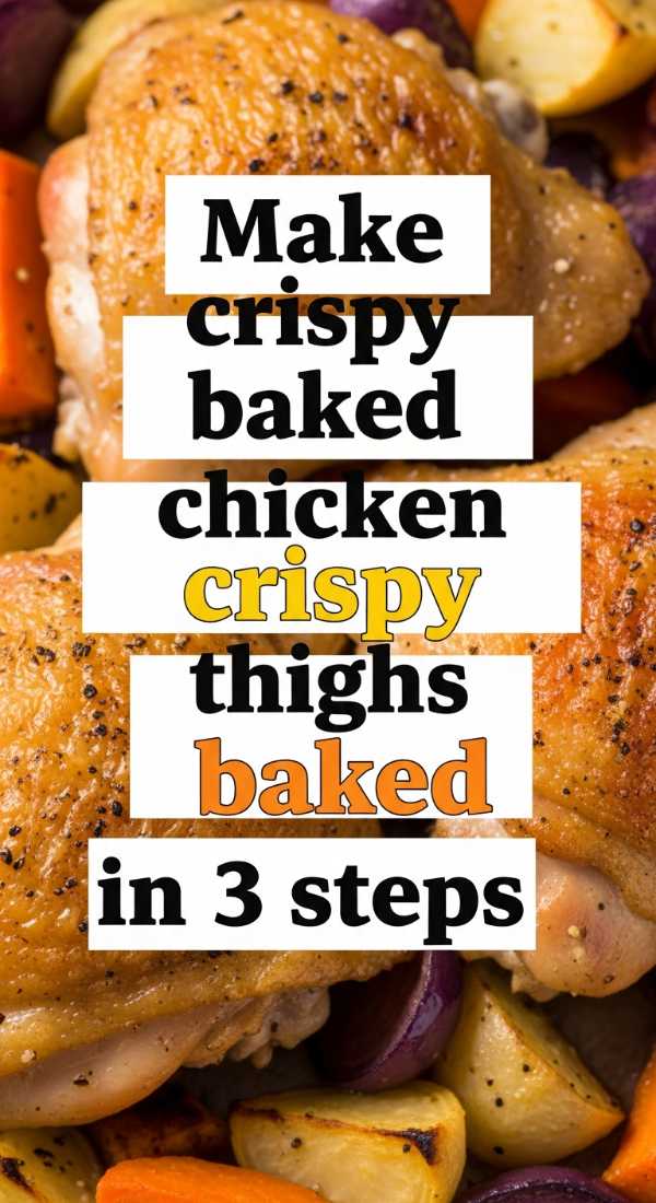 Make Crispy Baked Chicken Thighs In 3 Steps 6a142ec34a6c2