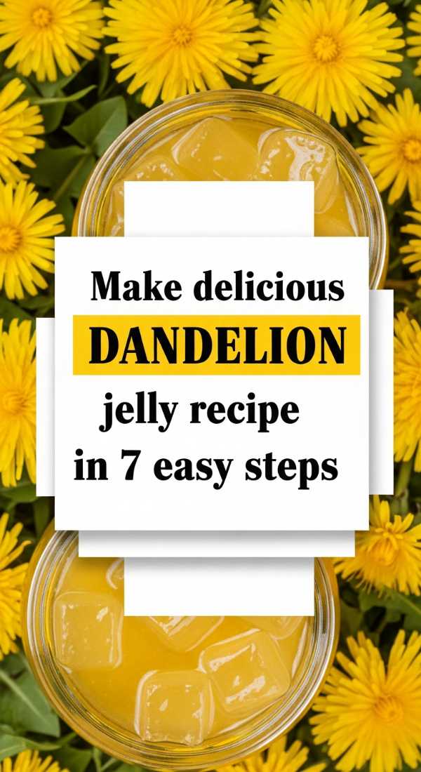 Make Delicious Dandelion Jelly Recipe In 7 Easy Steps 6a001621a16a8