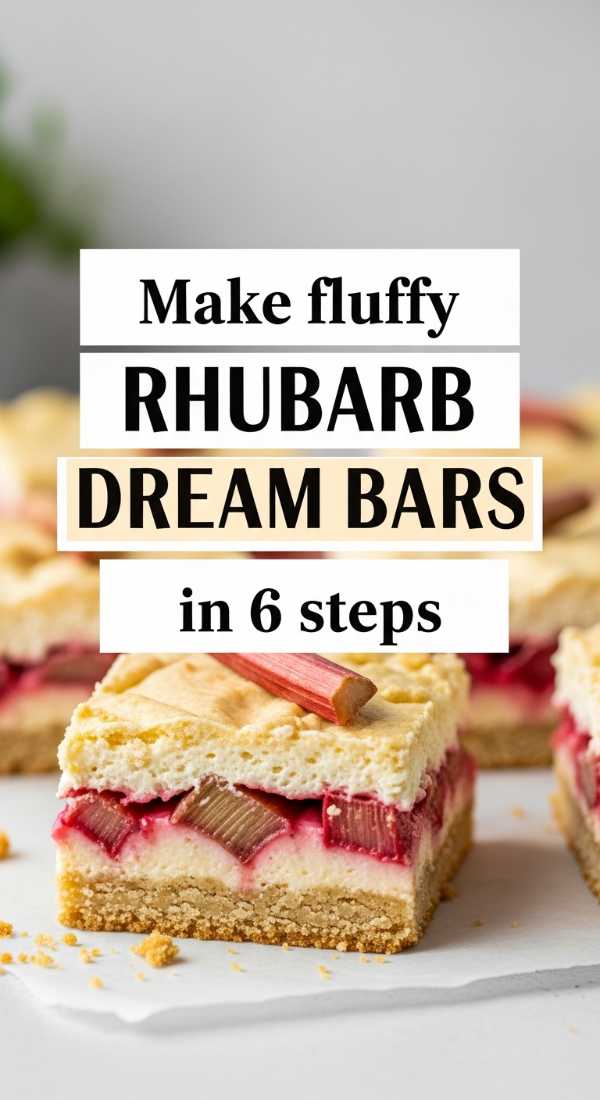 Make Fluffy Rhubarb Dream Bars In 6 Steps 69fd8a988f53e