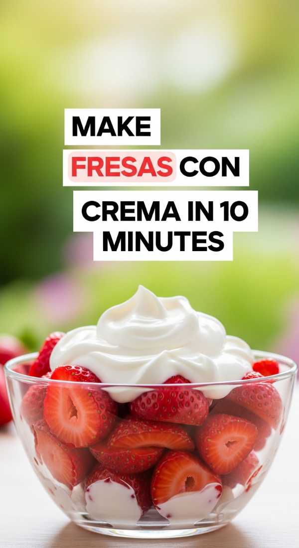 Make Fresas Con Crema In 10 Minutes 6a06c90d046f0