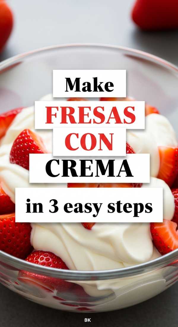 Make Fresas Con Crema In 3 Easy Steps 6a0703aa0938f