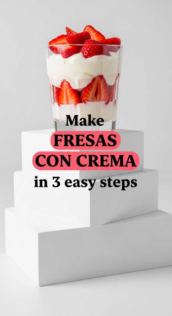 Make Fresas Con Crema In 3 Easy Steps 6a070ce1b8dbb