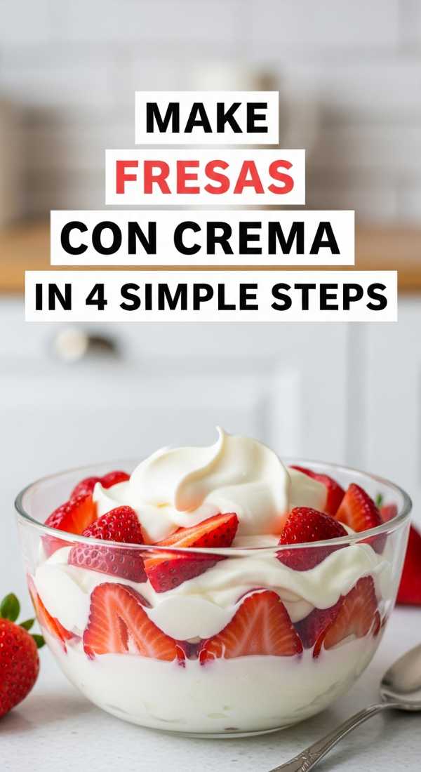 Make Fresas Con Crema In 4 Simple Steps 6a07023821bae
