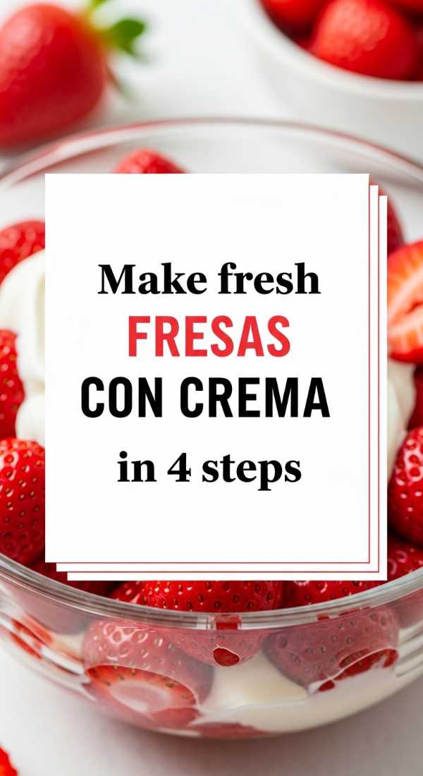 Make Fresh Fresas Con Crema In 4 Steps 6a06fe9345d10