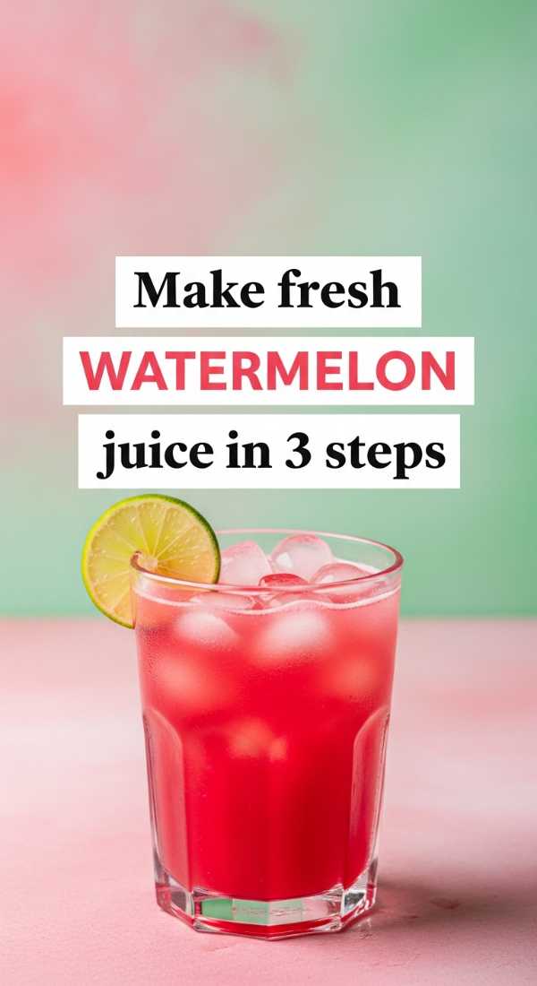 Make Fresh Watermelon Juice In 3 Steps 69fc190a93925