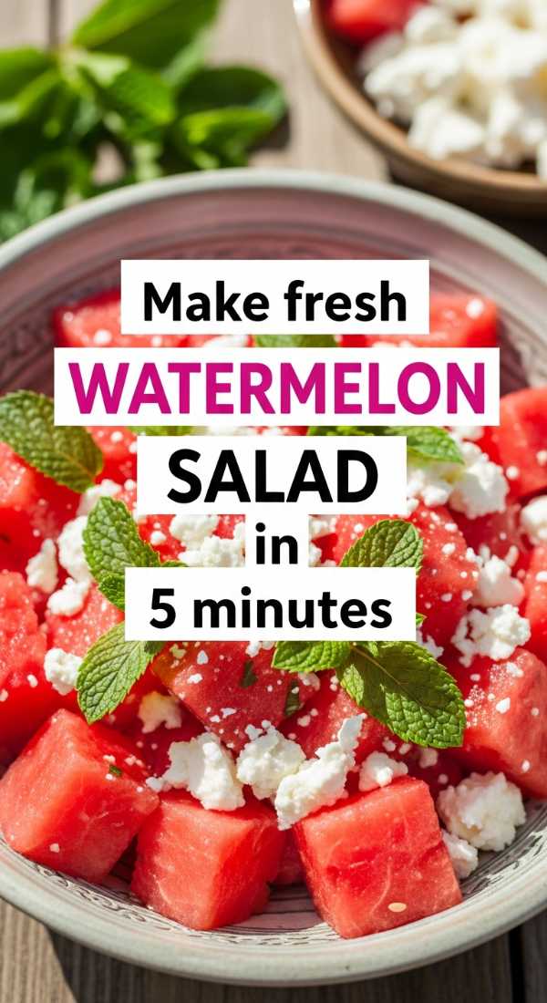 Make Fresh Watermelon Salad In 5 Minutes 6a06c913dd7c7