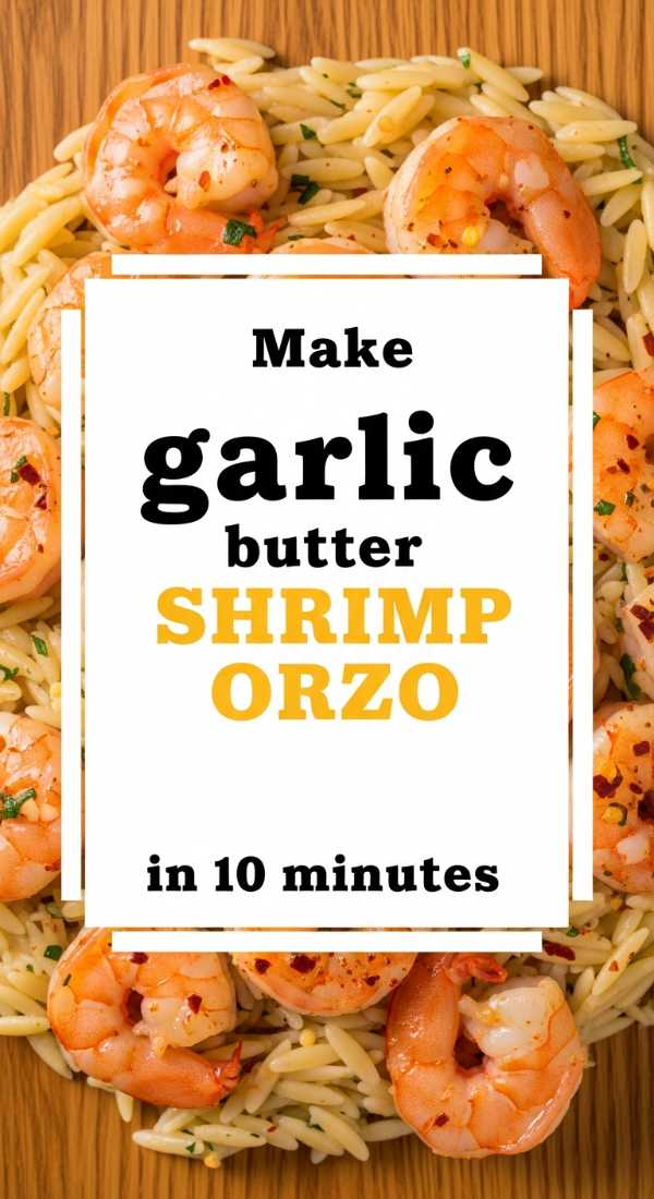 Make Garlic Butter Shrimp Orzo In 10 Minutes 6a017db969992