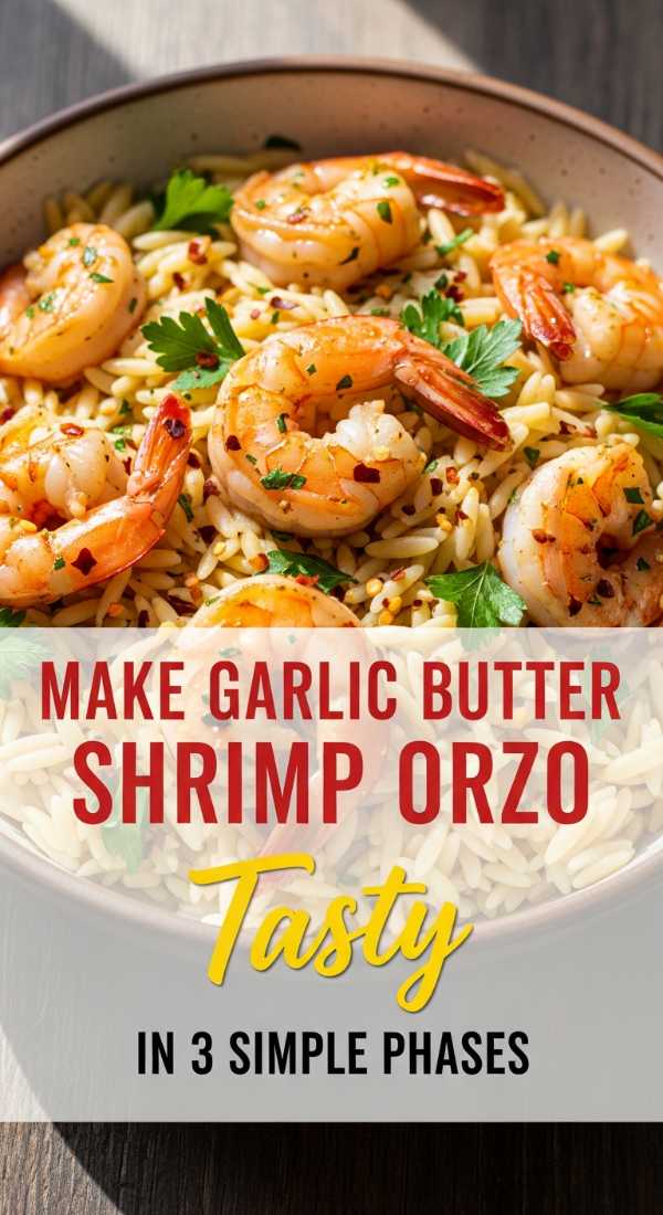 Make Garlic Butter Shrimp Orzo In 3 Simple Phases 69f71b10241fd