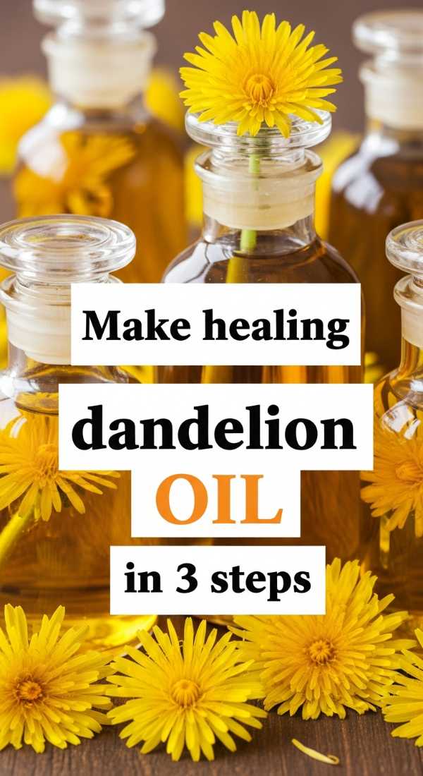 Dandelion Delights: Turning Garden Blooms into Gourmet Meals Make Healing Dandelion Oil In 3 Steps 69fd889da442a