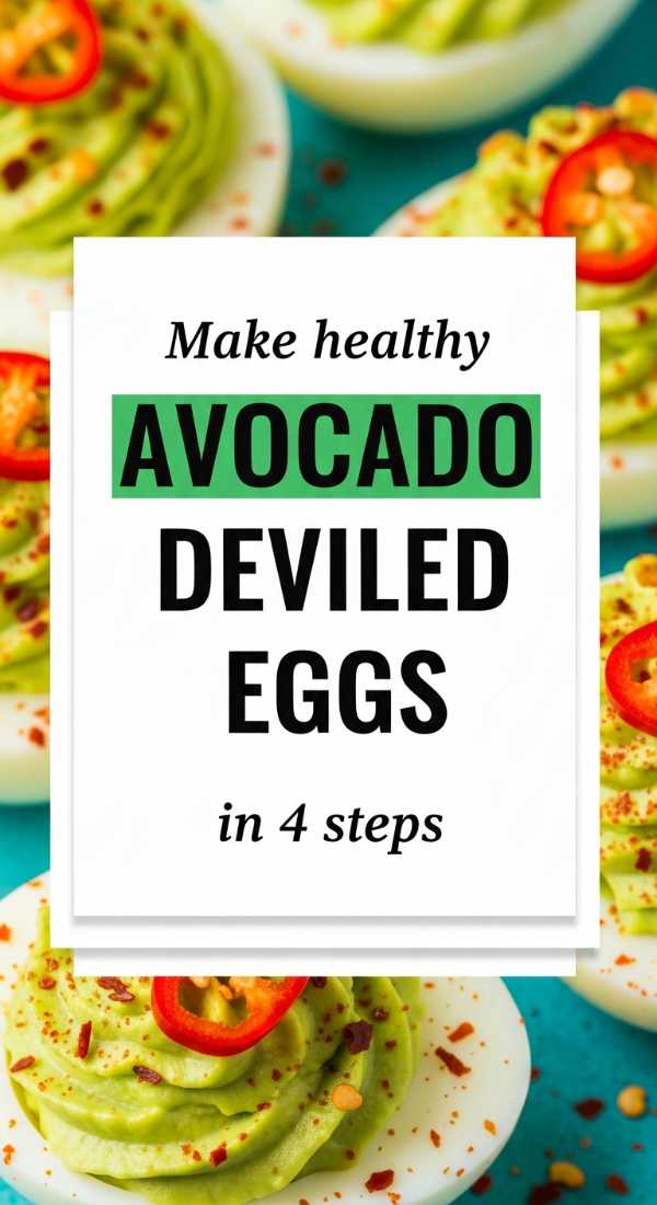 Make Healthy Avocado Deviled Eggs In 4 Steps 69fd8a95ed2b6