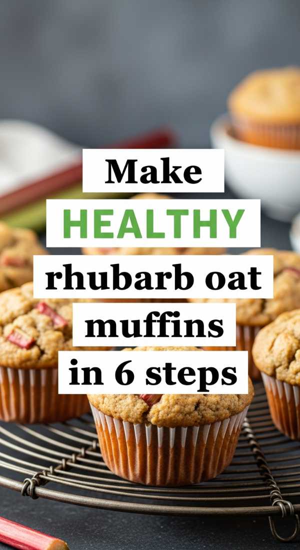 Make Healthy Rhubarb Oat Muffins In 6 Steps 69f5acce14d48