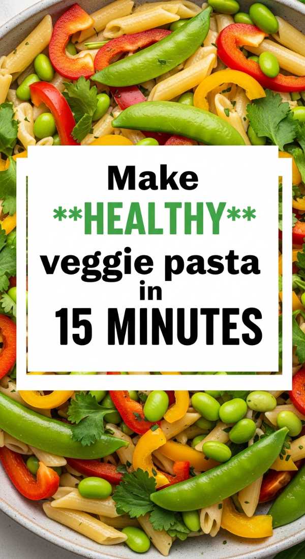 Make Healthy Veggie Pasta In 15 Minutes 6a14421b3a919