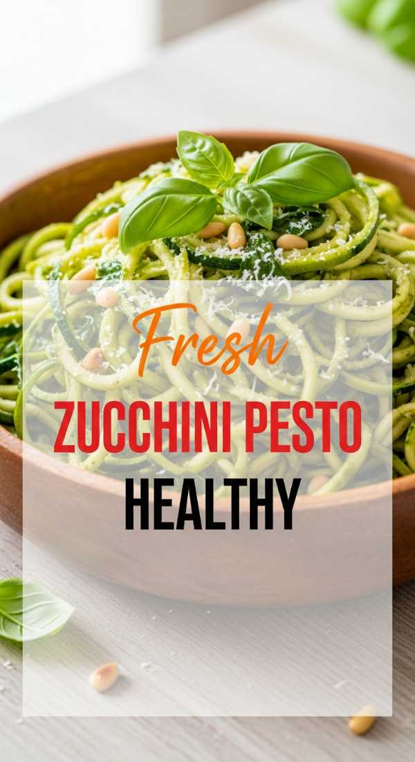 Make Healthy Zucchini Pesto In 5 Simple Steps 69fd78d1dfe33