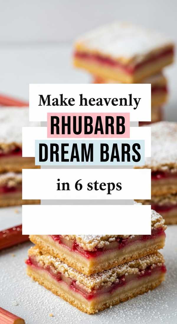 Make Heavenly Rhubarb Dream Bars In 6 Steps 69fd8a909dbf7