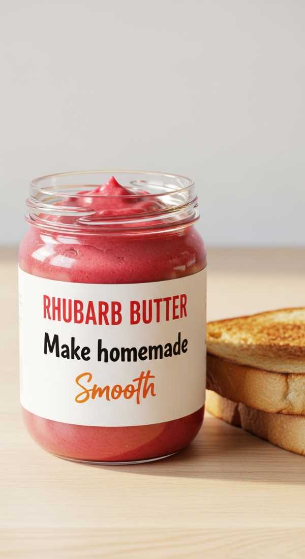 Beyond the Pie: The Ultimate Guide to Summer Rhubarb Make Homemade Rhubarb Butter In 4 Easy Steps 6a00269a6e1d5