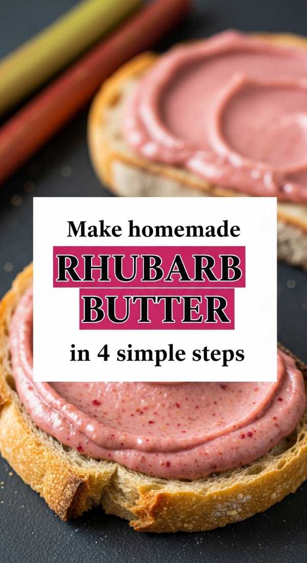 Make Homemade Rhubarb Butter In 4 Simple Steps 69fd8cbd9f159