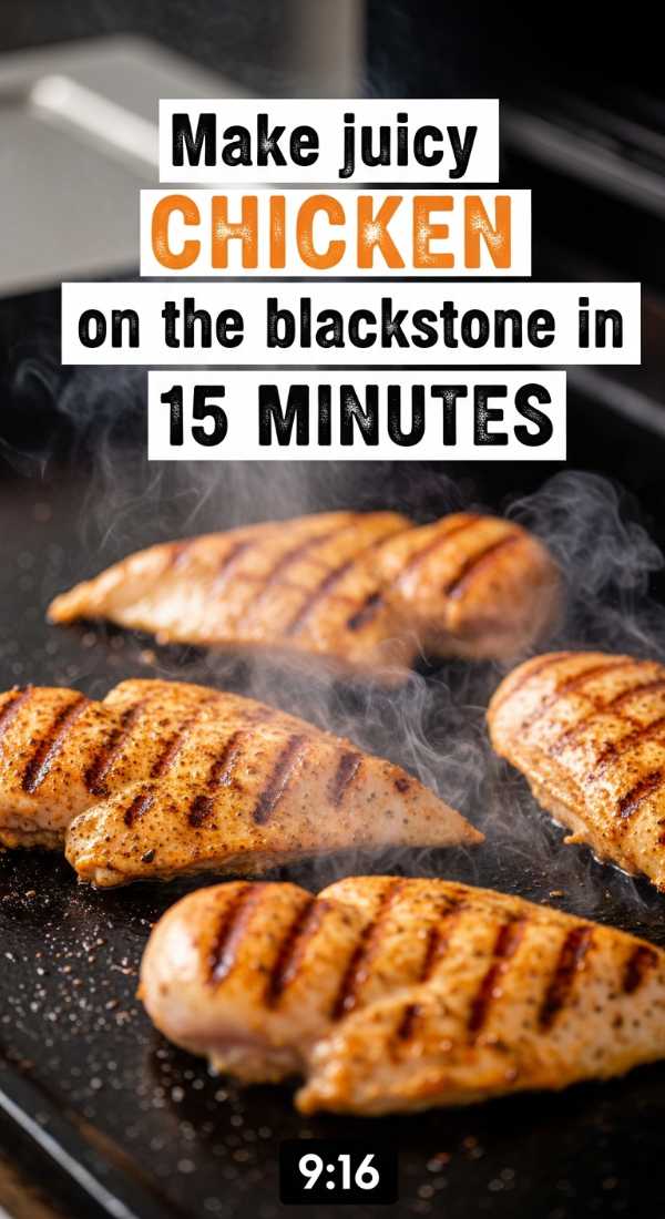 Make Juicy Chicken On The Blackstone In 15 Minutes 6a06c3ad1ea37