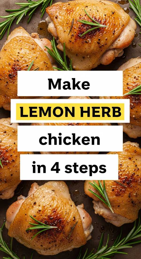 Make Lemon Herb Chicken In 4 Steps 69f6f4ae6c981