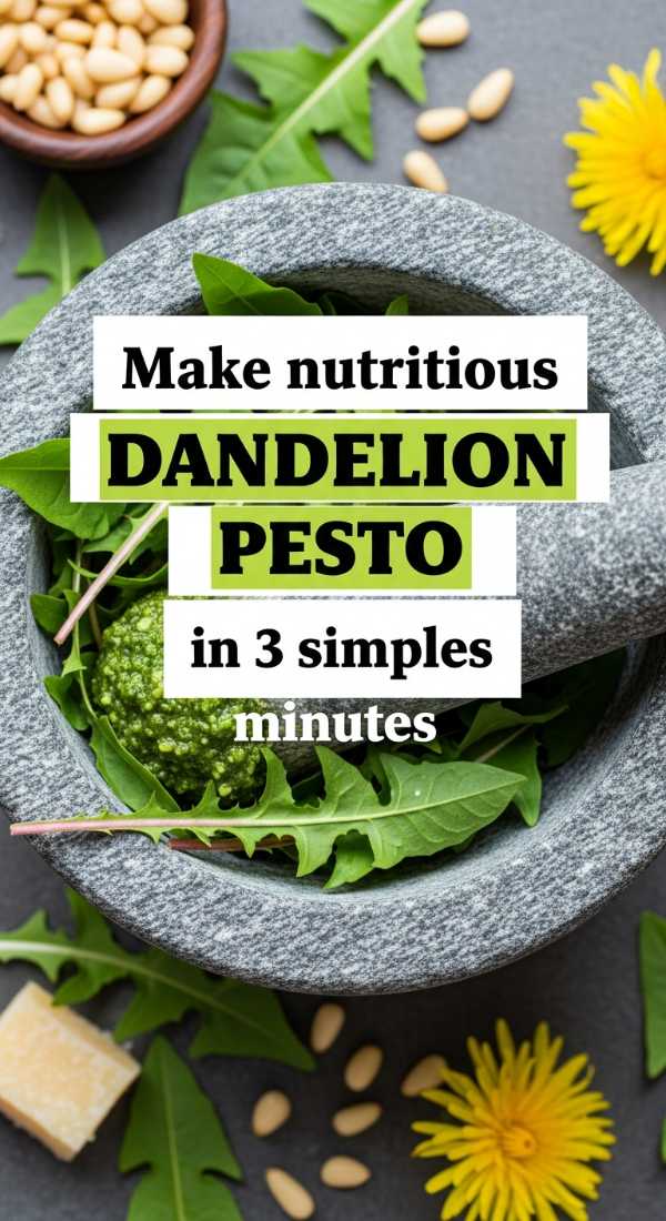 Make Nutritious Dandelion Pesto In 3 Simple Minutes 69f59f7b403c9