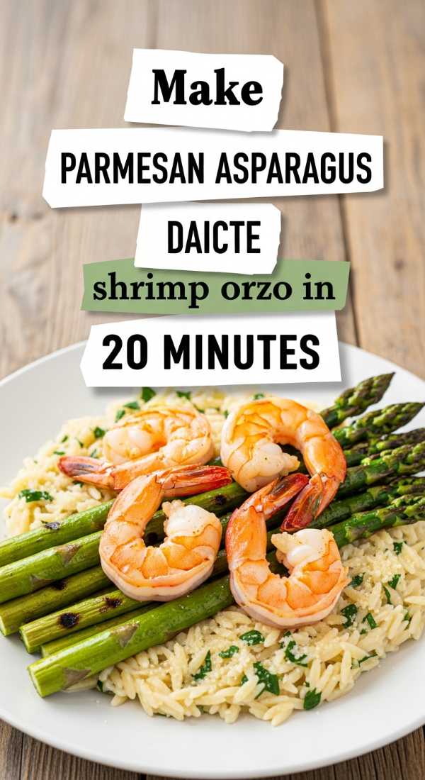 Make Parmesan Asparagus Shrimp Orzo In 20 Minutes 69fc175244005