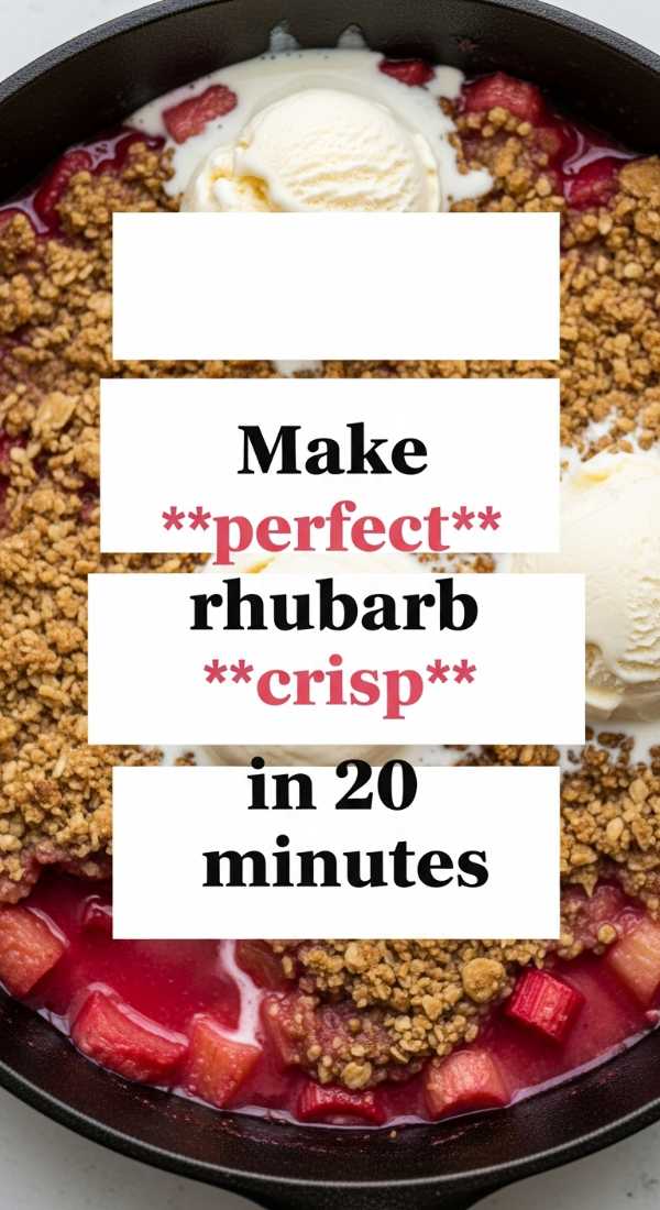 Make Perfect Rhubarb Crisp In 20 Minutes 69f6fe072a6f7
