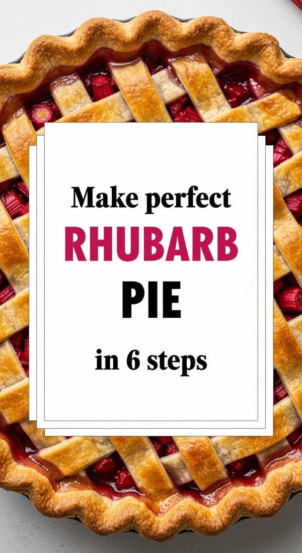 Sizzling Summer: Your Ultimate Guide to Crowd-Pleasing Party Food Make Perfect Rhubarb Pie In 6 Steps 6a070ce69b23f