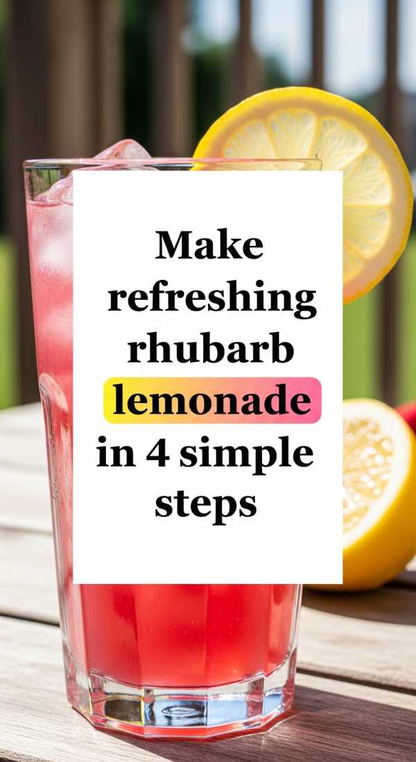 Make Refreshing Rhubarb Lemonade In 4 Simple Steps 69fd8caf6172b