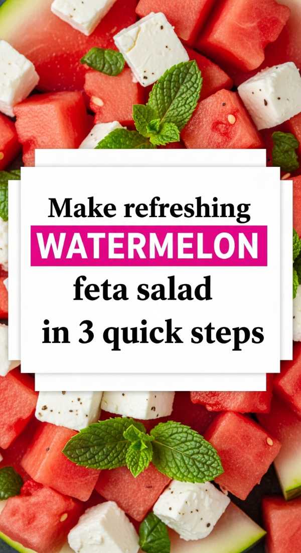 Make Refreshing Watermelon Feta Salad In 3 Quick Steps 69fd8aad4d938