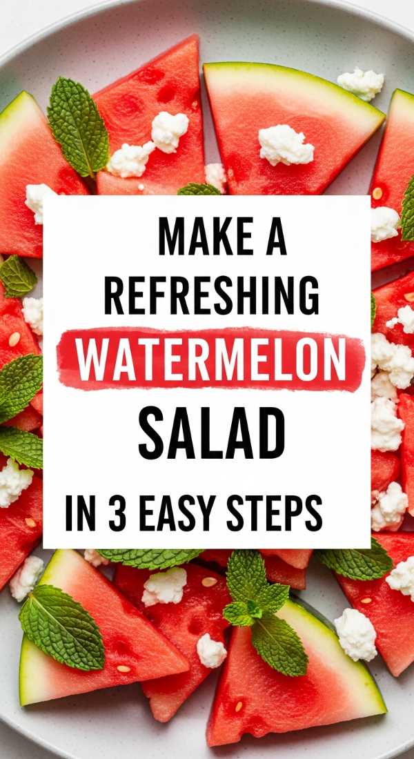 Make Refreshing Watermelon Salad In 3 Easy Steps 6a06feb385e12