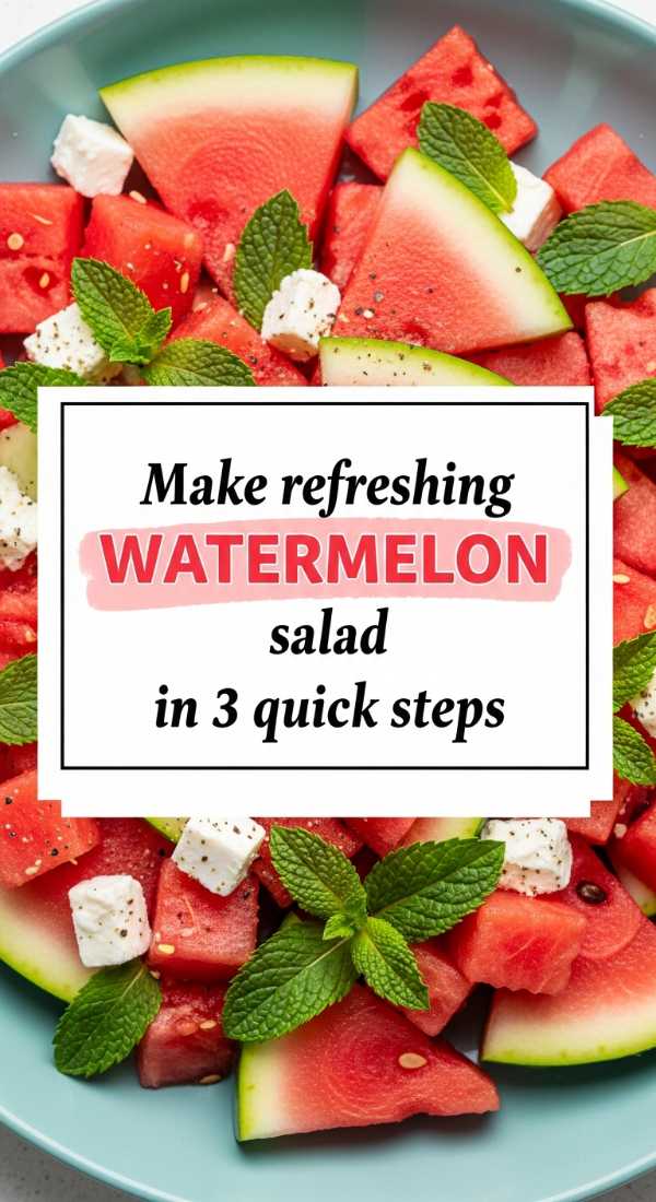 Make Refreshing Watermelon Salad In 3 Quick Steps 6a06bddbb7bef