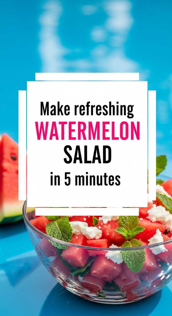 Make Refreshing Watermelon Salad In 5 Minutes 6a0015f3072ae