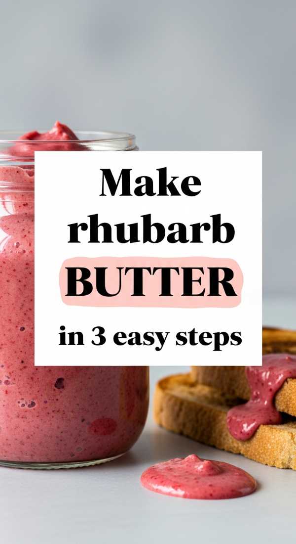 Pucker Up! The Ultimate Collection of Sweet & Tangy Rhubarb Recipes Make Rhubarb Butter In 3 Easy Steps 69fc19159a372