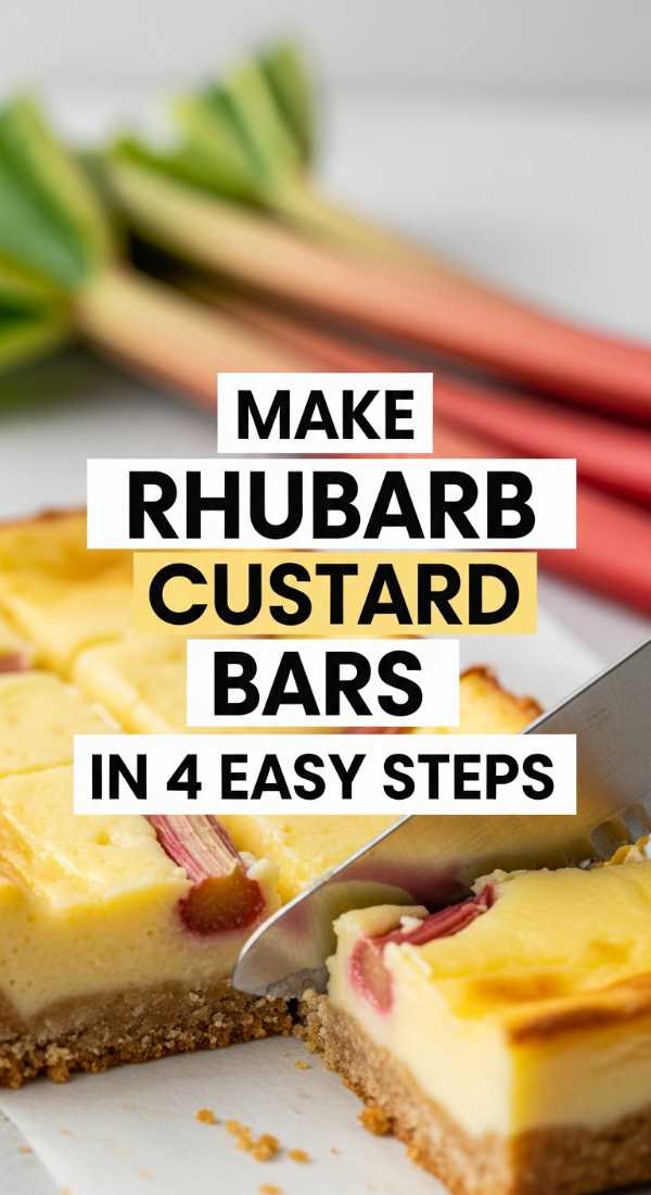 From Garden to Table: The Best Rhubarb Recipes for Harvest Season Make Rhubarb Custard Bars In 4 Easy Steps 69fd8a99af061