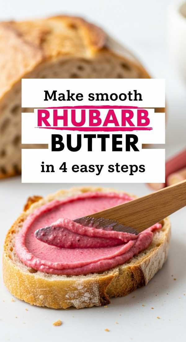 The Sweet & Tangy Duo: Ultimate Strawberry Rhubarb Dessert Masterclass Make Smooth Rhubarb Butter In 4 Easy Steps 69fd8ca2b86ef