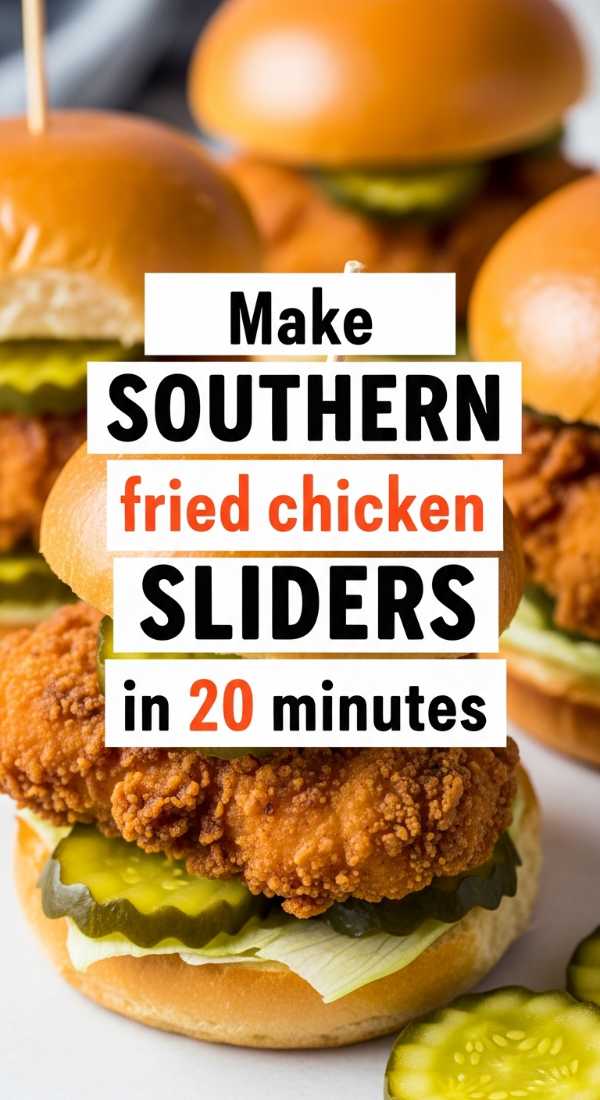 Make Southern Fried Chicken Sliders In 20 Minutes 6a04225f39d11