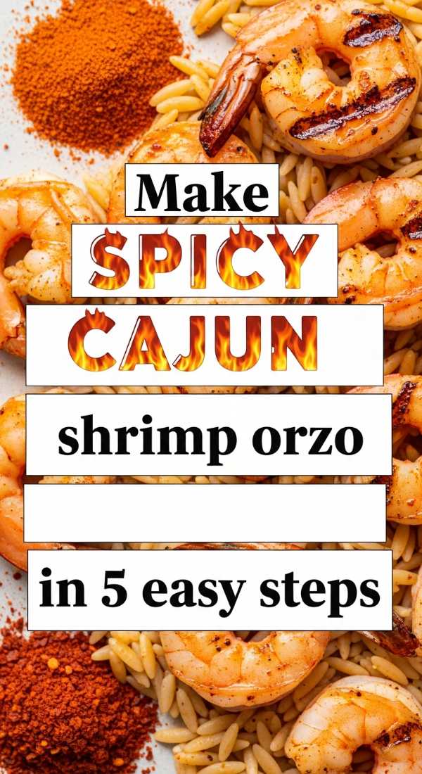 Make Spicy Cajun Shrimp Orzo In 5 Easy Steps 69f47b40e9c4d
