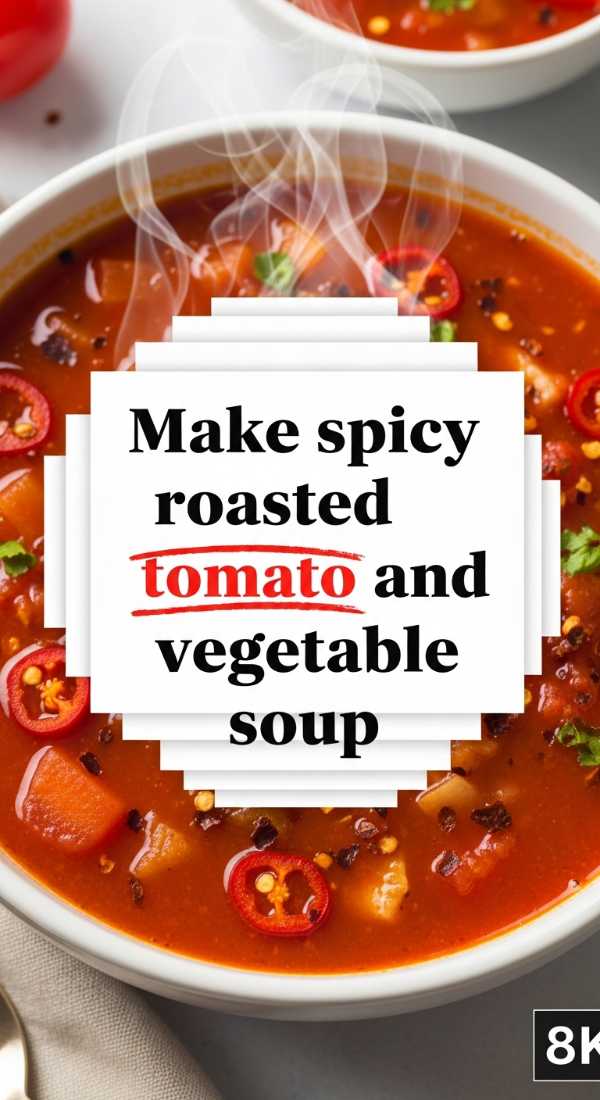 Make Spicy Roasted Tomato And Vegetable Soup 6a1098d630562