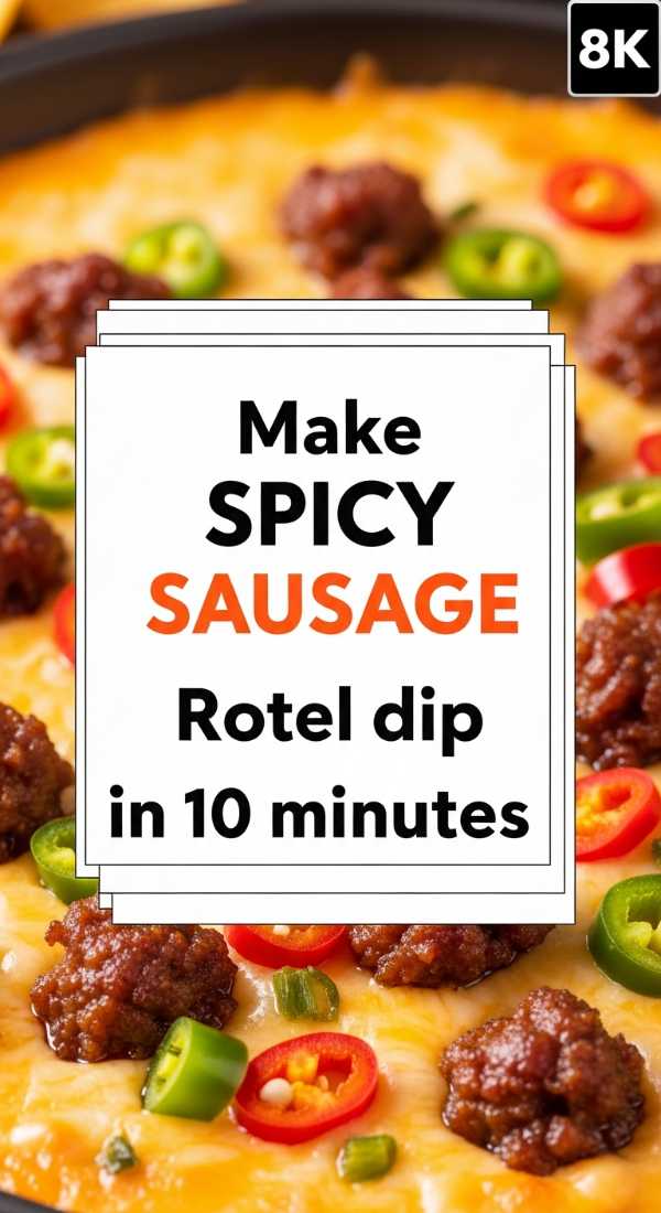 Make Spicy Sausage Rotel Dip In 10 Minutes 69f47b4b8ede4