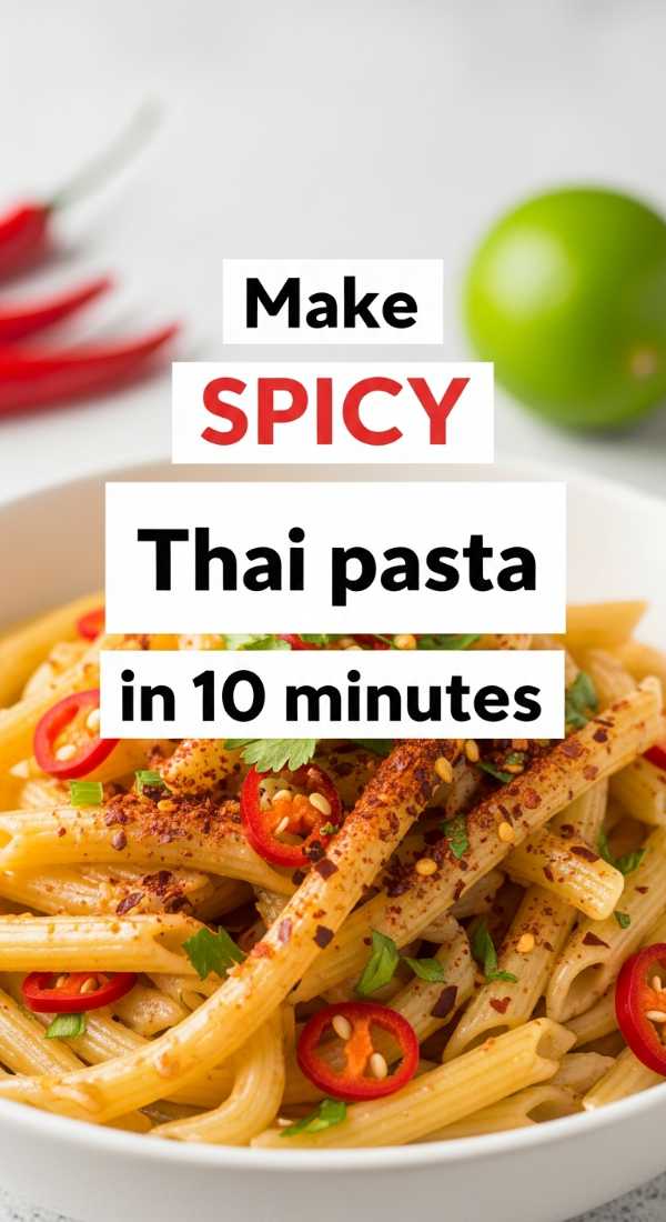 Carb Heaven: The Definitive Collection of Mouthwatering Pasta Make Spicy Thai Pasta In 10 Minutes 6a1098b995953