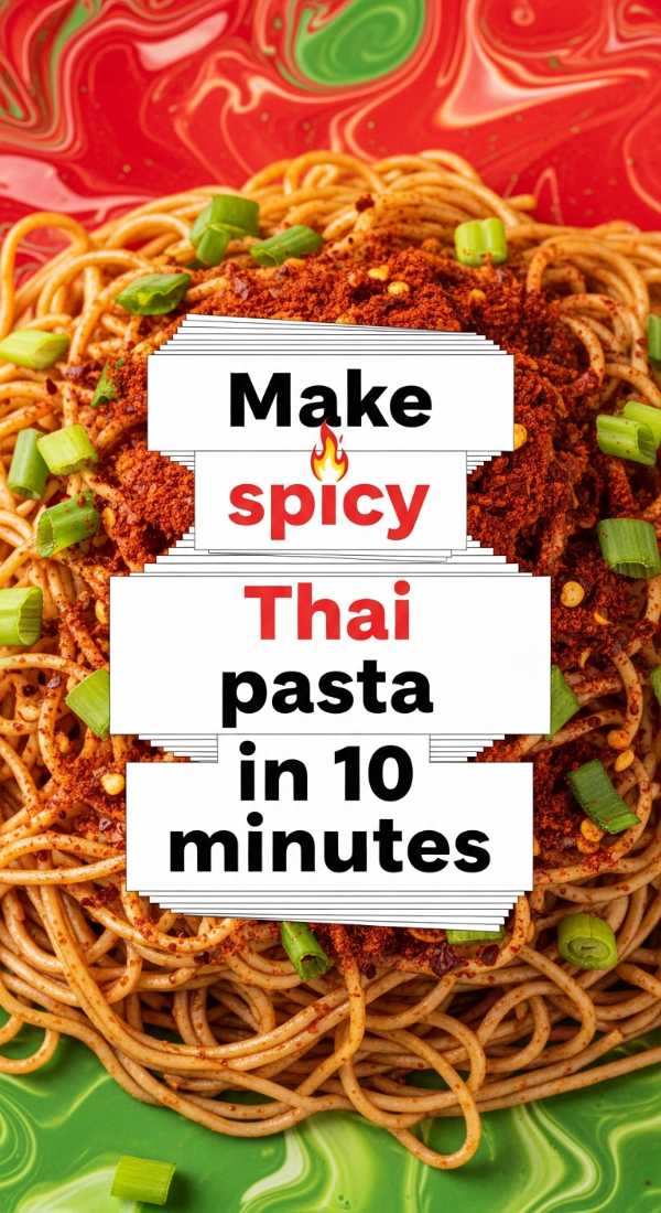 Zesty, Fresh, and Bold: The Definitive Guide to Thai Pasta Salads Make Spicy Thai Pasta In 10 Minutes 6a10a0bcac0c1