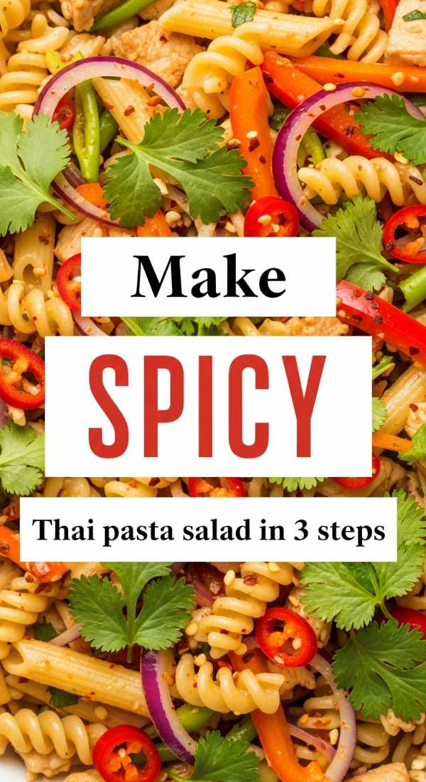 Make Spicy Thai Pasta Salad In 3 Steps 6a10a0e330dd0