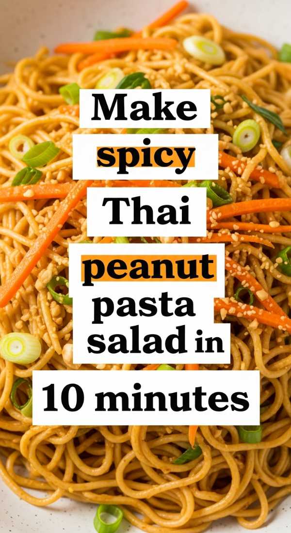 Make Spicy Thai Peanut Pasta Salad In 10 Minutes 6a10963b50927