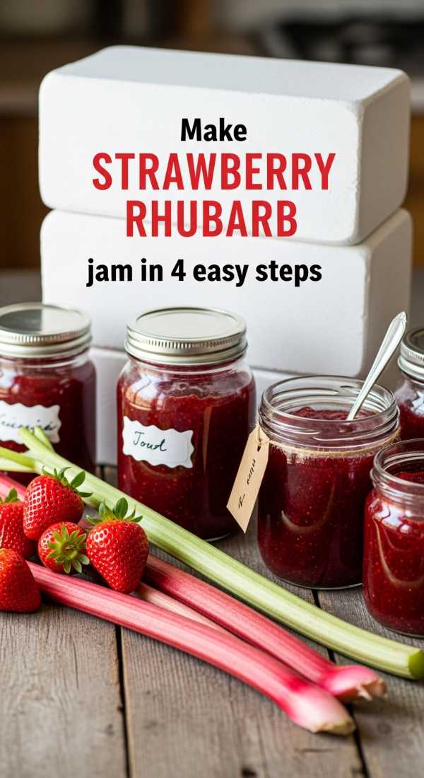 Make Strawberry Rhubarb Jam In 4 Easy Steps 69f4475b53fbf