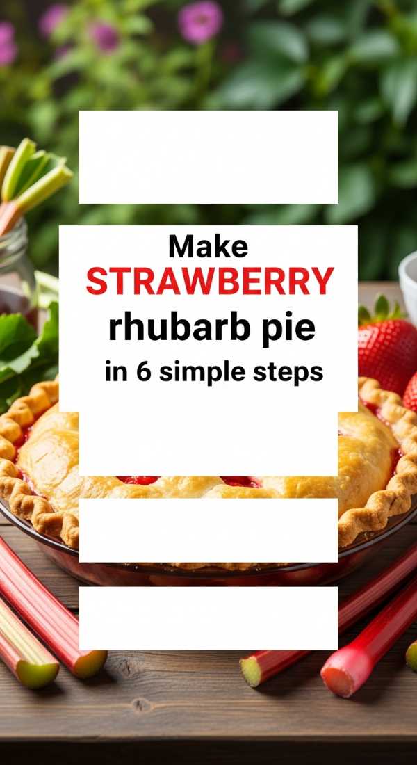 The Sweet & Tangy Duo: Ultimate Strawberry Rhubarb Dessert Masterclass Make Strawberry Rhubarb Pie In 6 Simple Steps 69fd8ca17813d