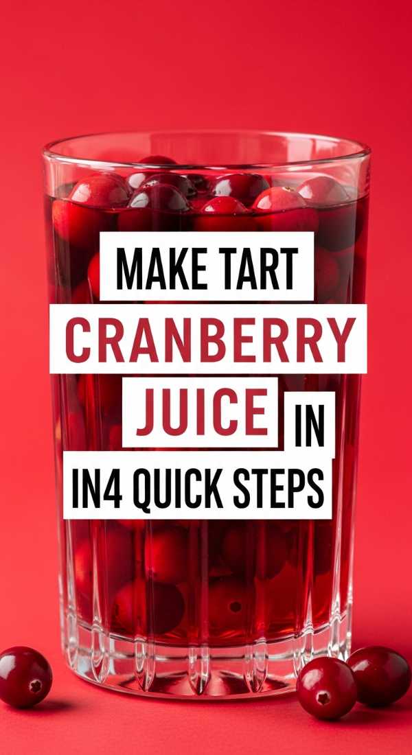 Make Tart Cranberry Juice In 4 Quick Steps 69fc175b8f28f
