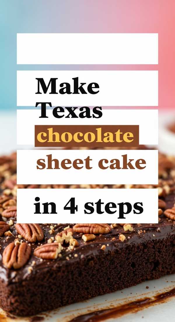 Make Texas Chocolate Sheet Cake In 4 Steps 6a06bc6e9a51d