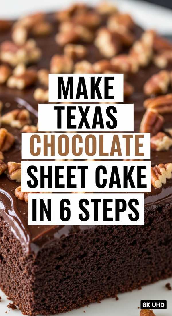 Make Texas Chocolate Sheet Cake In 6 Steps 6a06c2248fd41